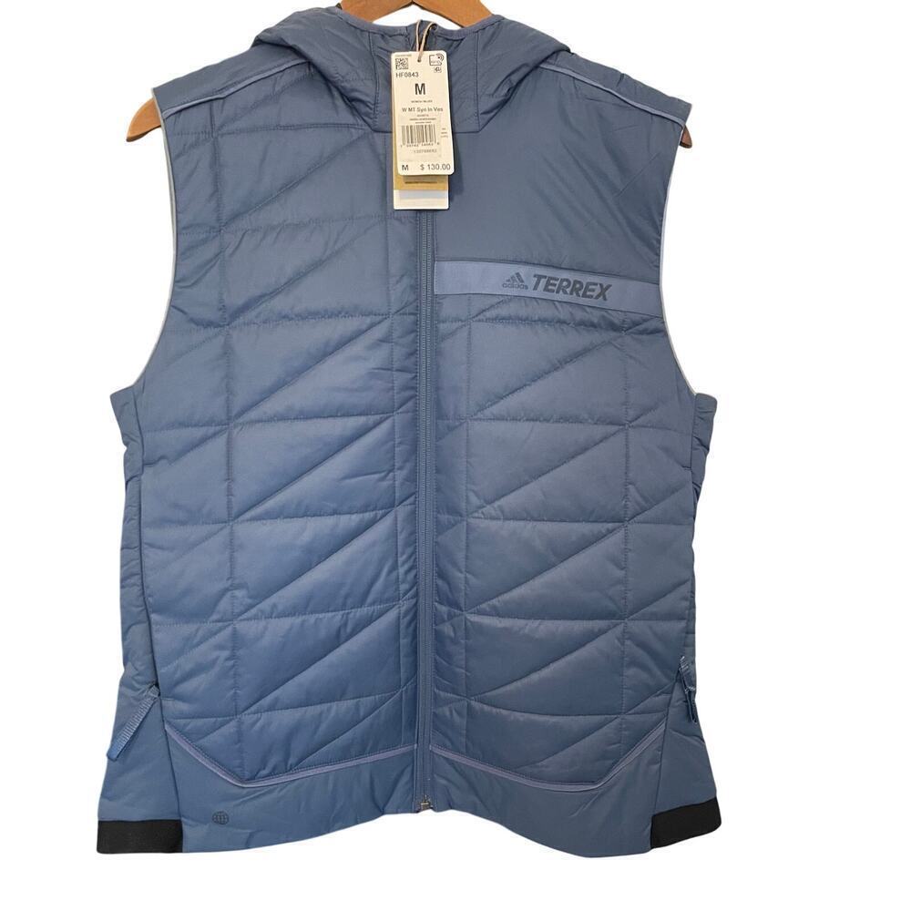 TERREX Adidas Performance Multi Insulated Women's Hooded Vest NWT Size M